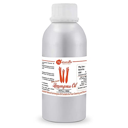 Naturalis Essence of Nature Water Soluble Natural Lemongrass Oil Suitable for Floor Cleaning and Room Spray 1000ml - Image 1