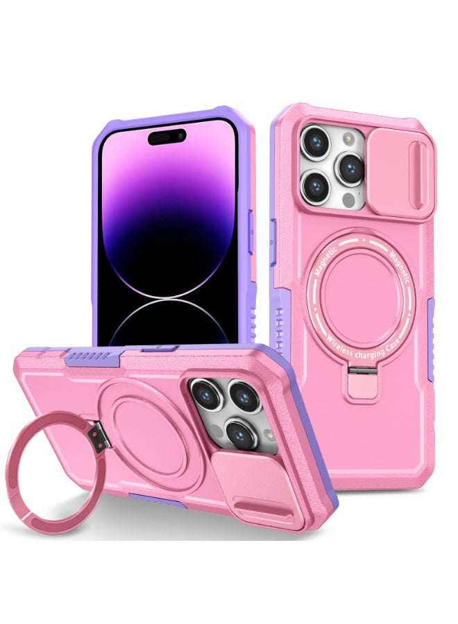 NIBEMINENT Protection Case With Magsafe For IPhone 17 Pro Max, Pink
