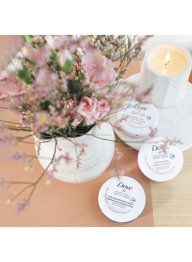 دوف كريم دوف بودي لوف المغذي الغني، لوشن للوجه واليدين والجسم للبشرة شديدة الجفاف، سريع الامتصاص، مرطب يدوم 72 ساعة مع سيروم السيراميد، حجم مناسب للسفر، 2.53 أونصة (عبوة من 12 قطعة) - Image 3