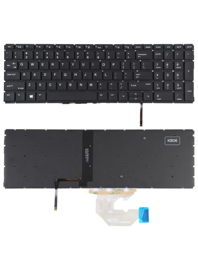 Backlight Keyboard Replacement Compatible with HP ProBook 450 G6 G7 455 G6 G7 455R G6 G7 Series Laptop L45090-B31 L45090-001 2B-BBU01Q100 2B-ABU07Q100 V181646BS1 - Image 1