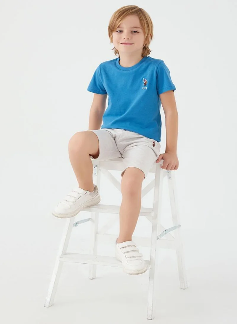 U.S. Polo Assn. U.S. Polo Assn. Boys Blue Bermuda Set