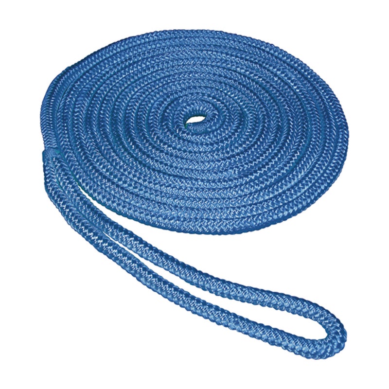 SeaSense Double Braid Nylon Dockline, 1/2-Inch X 15-Foot, Blue (50013080) - Image 5