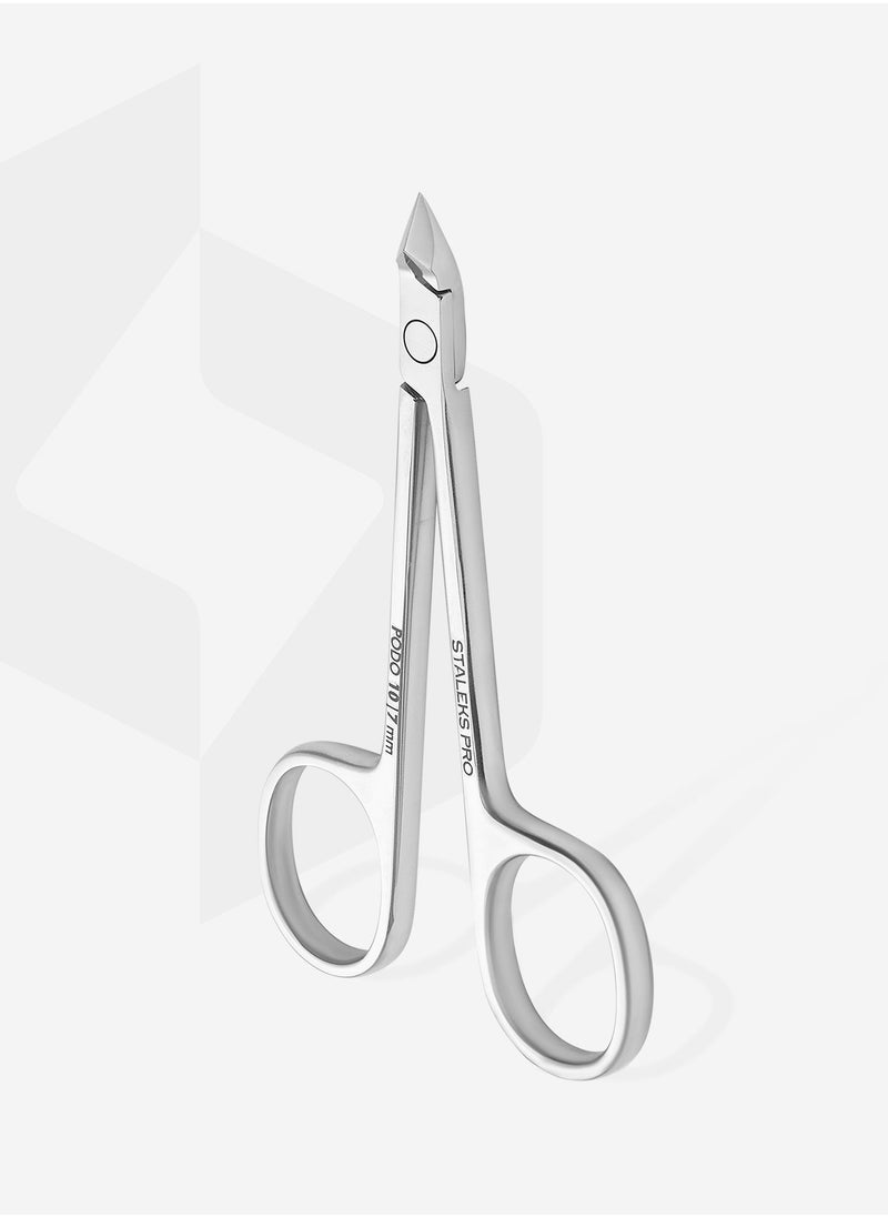 STALEKS PRO - Podology Scissors Style Nippers for Cuticle and Callus - PODO 10 | 7 mm - Image 1
