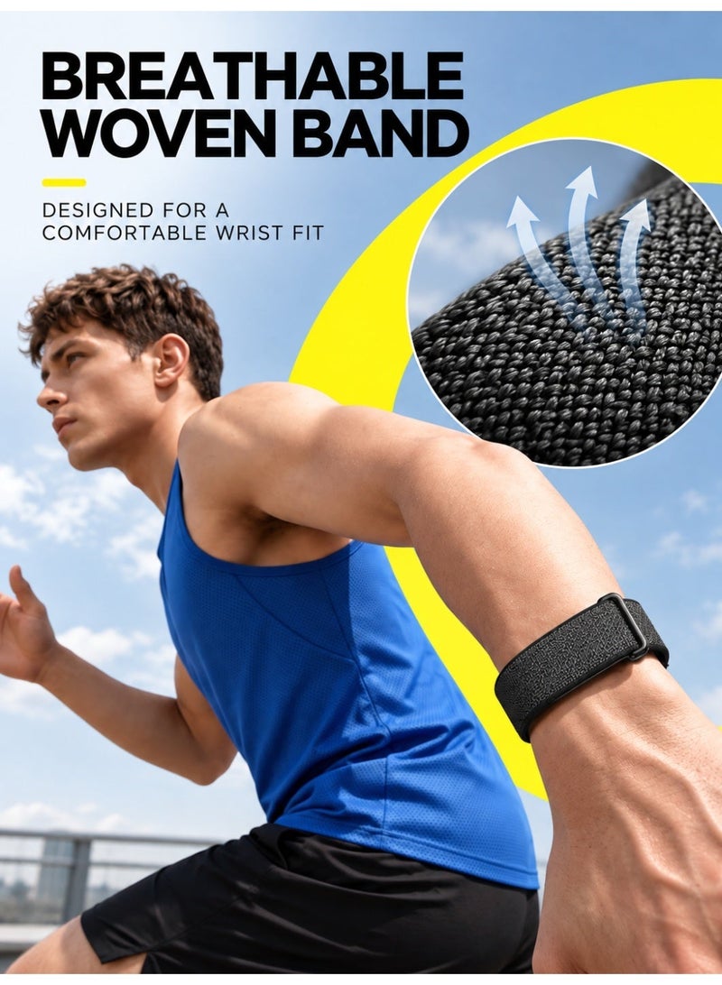 BASEMENT-1 Smart Fitness Tracker Band with 24/7 Heart Rate, Blood Oxygen & Sleep Tracking, 100+ Sports Modes, Up to 20-Day Battery, Supports Data Sync with Google Fit & Apple Health - Image 5
