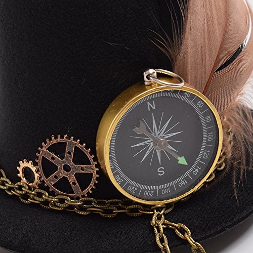 BLESSUME Victorian Punk Mini Bowler Hat Hair Clip Party Hat Dancing Cocktail Head Clip - Image 5