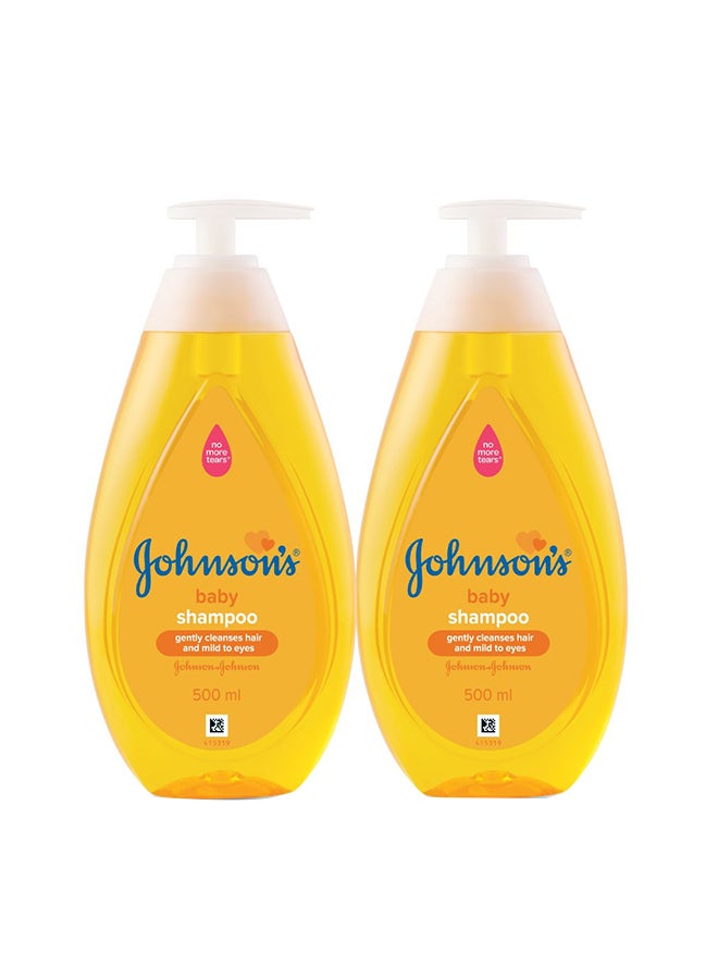 Johnson's 2-Piece Baby Shampoo, 500ml - Image 1