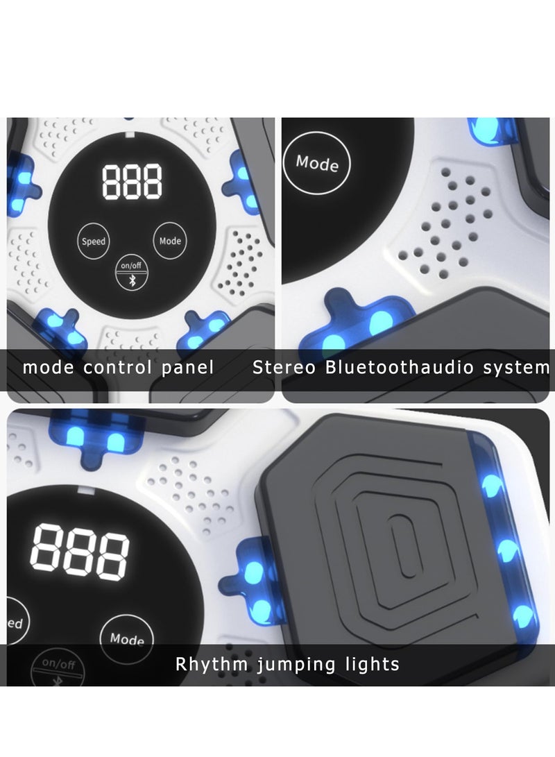 XiuWoo Music Boxing Machine, New Wall Mounted Smart Bluetooth Music Boxing Parent-Child Games for Kids, Adult, Electronic Focus Agility Training Equipment with Glove, Exercise Equipment  - Image 5