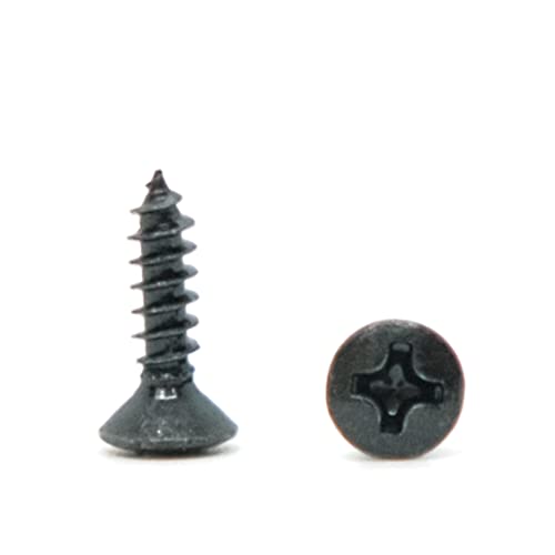 harpfeas 3MM Electric Guitar Bass Pickguard Screws Pick Guards Scratch Plate Mounting Screws for Fender Strat Tele SG LP Guitar Bass Replacement (Black 100 Pack) - Image 2