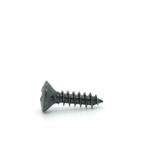 harpfeas 3MM Electric Guitar Bass Pickguard Screws Pick Guards Scratch Plate Mounting Screws for Fender Strat Tele SG LP Guitar Bass Replacement (Black 100 Pack) - Image 4