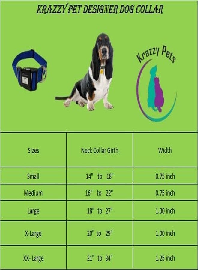 Krazzy Pets Denim Adjustable Dog Collar for Small, Medium, Large to X-Large Street Dogs-Comfortable Fit | Adjustable, Durable, Soft & Easy to Put on Dogs (X-Large, Pink) - Image 3