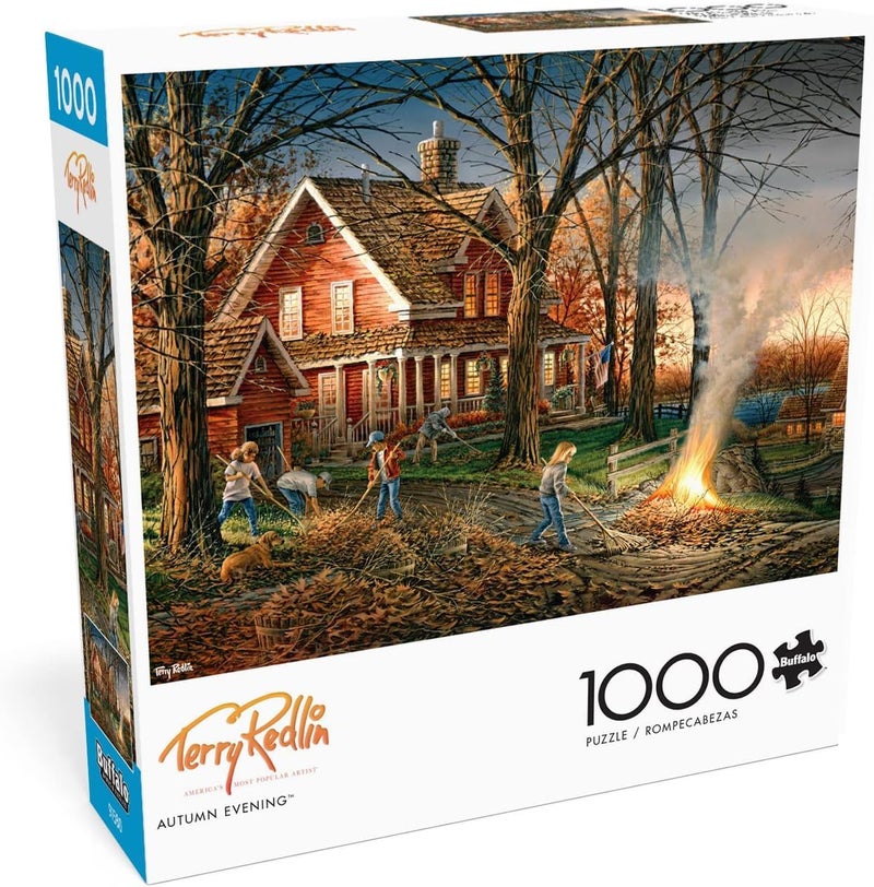 Buffalo Games Terry Redlin Autumn Evening 1000 Piece Jigsaw Puzzle for Adults Challenging Puzzle Perfect for Game Nights Finished Size is 2675 x 1975