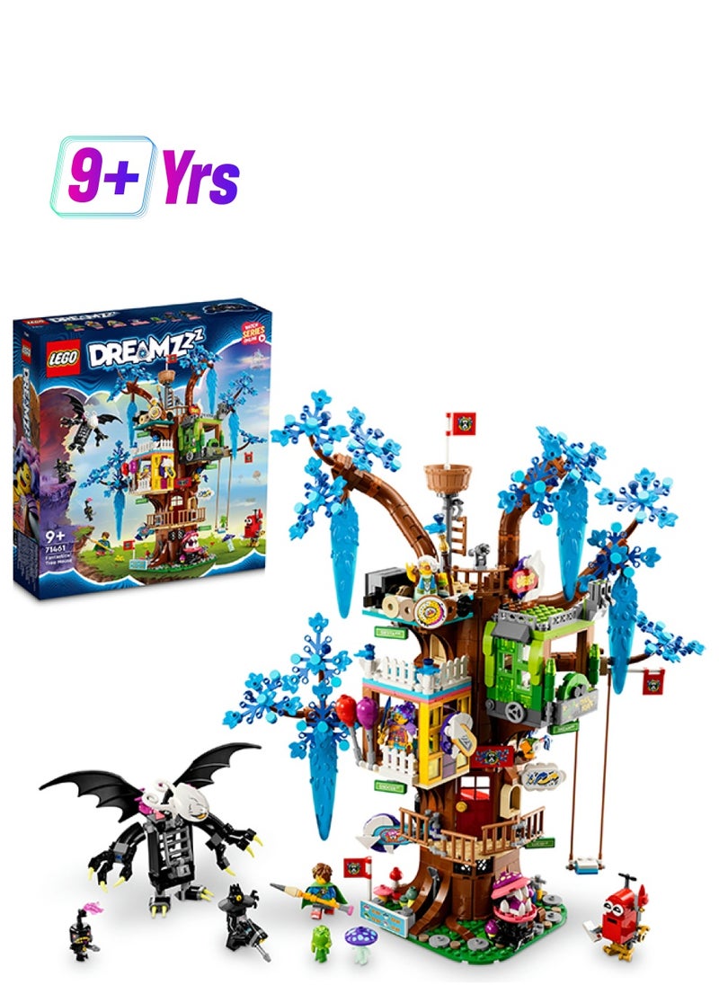 LEGO - Dreamzzz Fantastical Tree House 71461 Building Toy Set; Features 3 Detailed Sections That Can Be Added To The Tree In 2 Ways; Gift For Kids Aged 9+ With Big Imaginations (1,257 Pieces) - Image 1