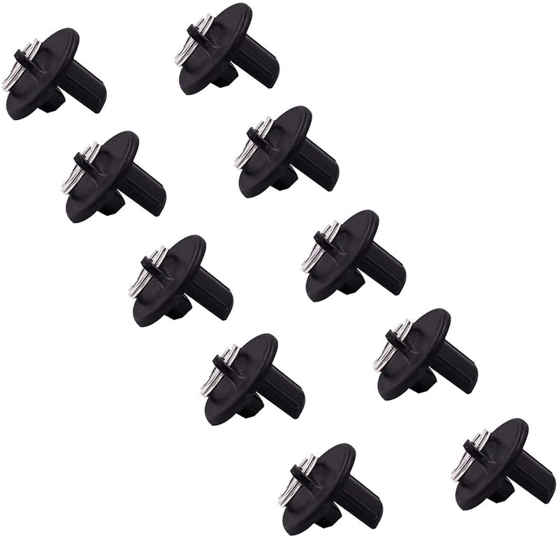 Lihopefe Lihopefe Pull Ring end Cover 5 Sets  General for Outdoor Roller Shutter/Indoor Roller Shutter Replacement Accessories (Black)  - Image 1