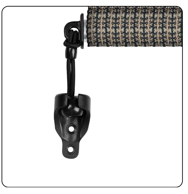 Lihopefe Lihopefe Pull Ring end Cover 5 Sets  General for Outdoor Roller Shutter/Indoor Roller Shutter Replacement Accessories (Black)  - Image 3