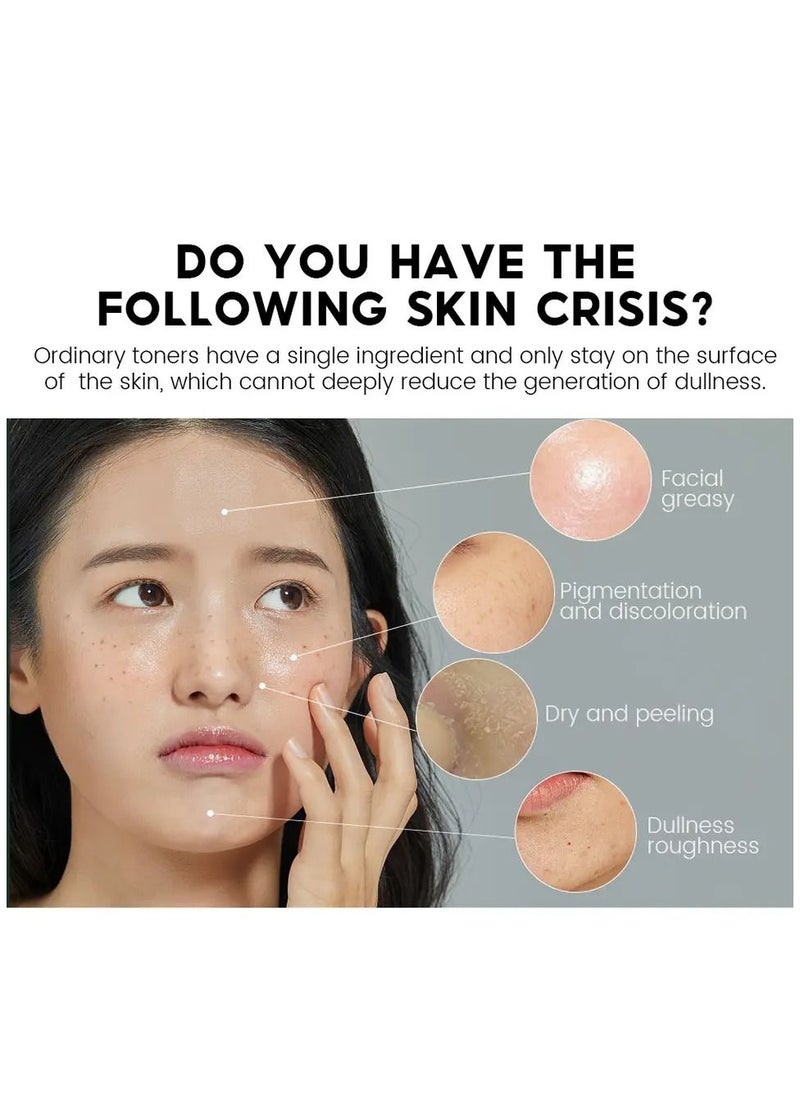 Vibrant Glamour Vitamin C Essence Toner 100ml Whitening Anti Aging Wrinkles Brightening Fade Dark Spot Moisturizer Beauty Product for Skin Repair  - Image 3