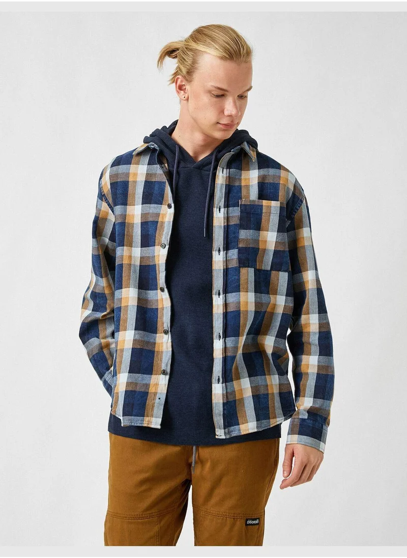 KOTON Check Shirt Cotton