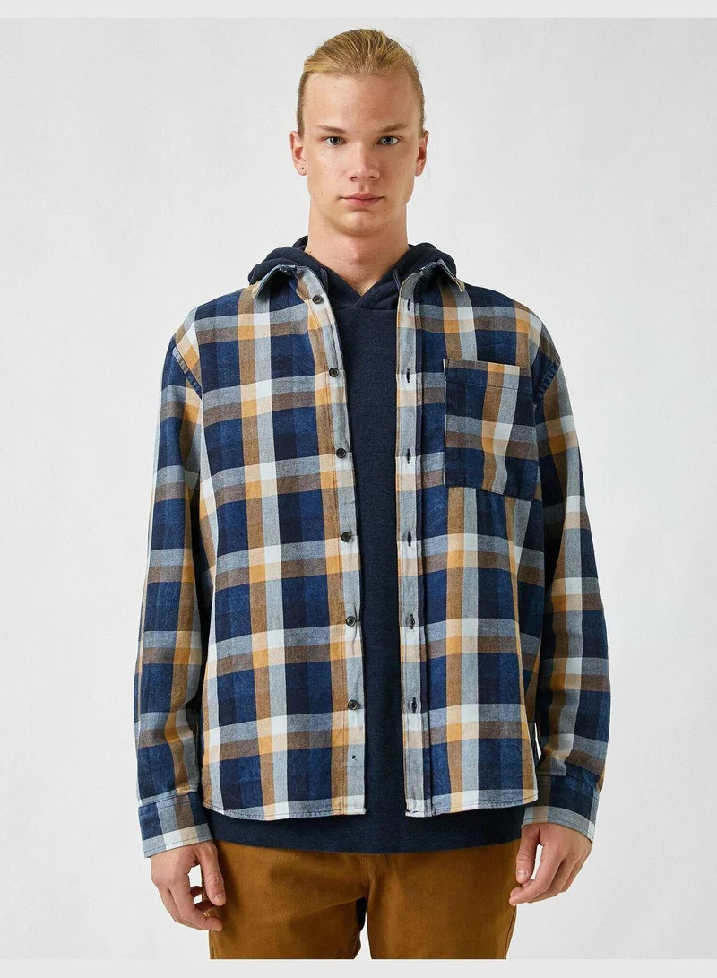 KOTON Check Shirt Cotton