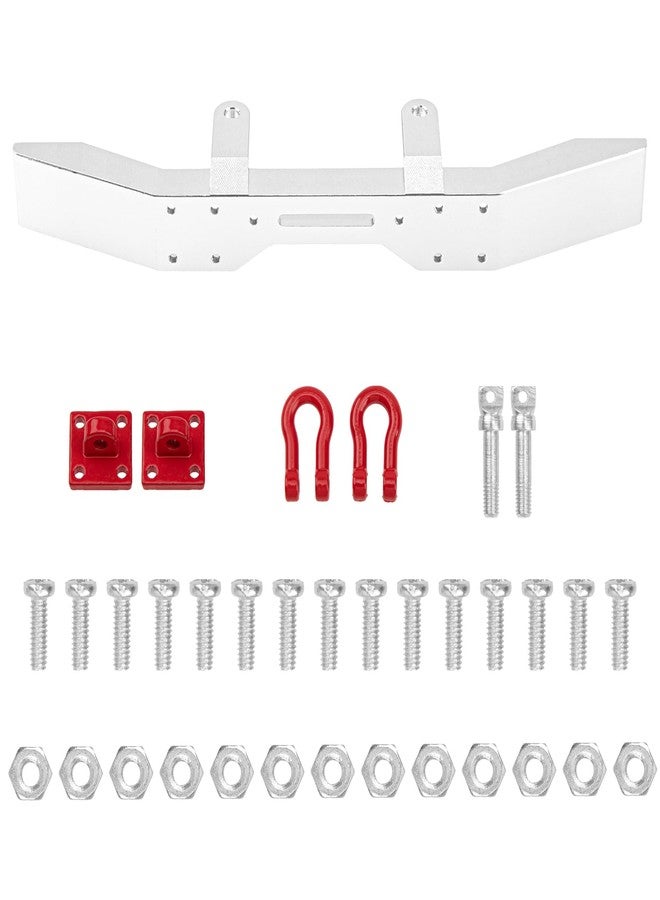 Vgoohobby Metal Front Bumper & Trailer Hook Compatible with WPL B14 B24 B16 B36 C14 C24 HengLong Feiyue 1/16 RC Crawler Car - Image 1