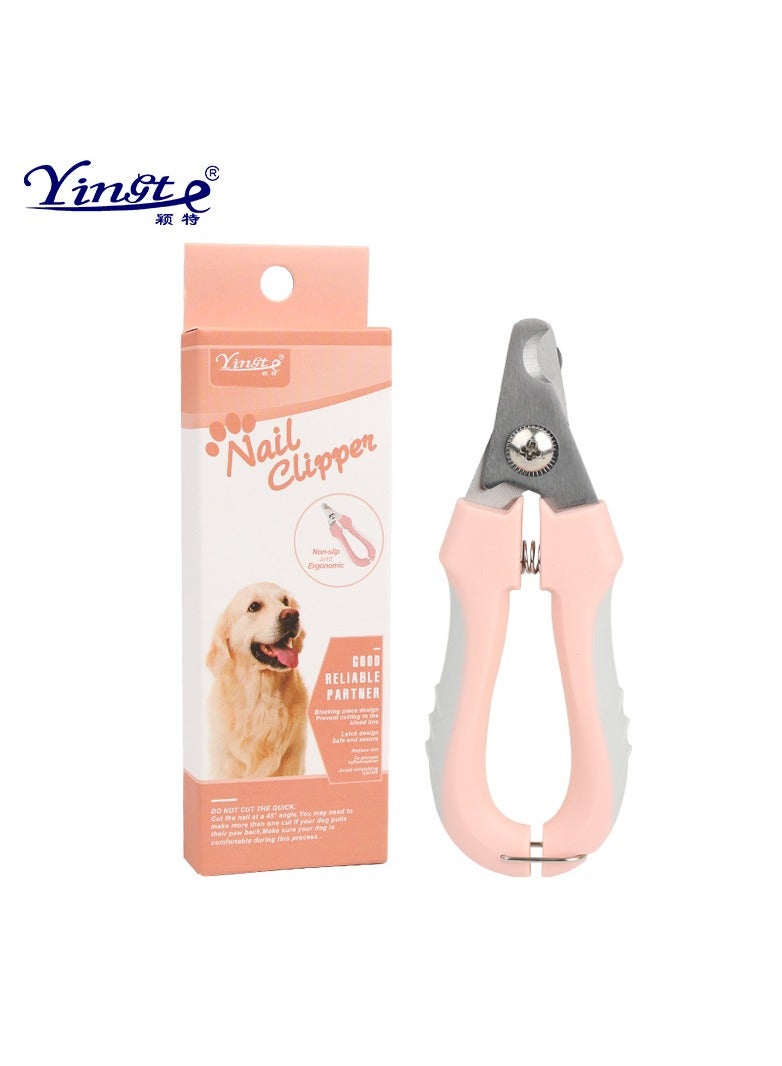 yingte فرشاة تجميل الحيوانات وأداة قص الأظافر 2 في 1 أداة تنظيف ذاتية لجميع أنواع الحيوانات الأليفة بما في ذلك الكلاب والقطط - Image 2