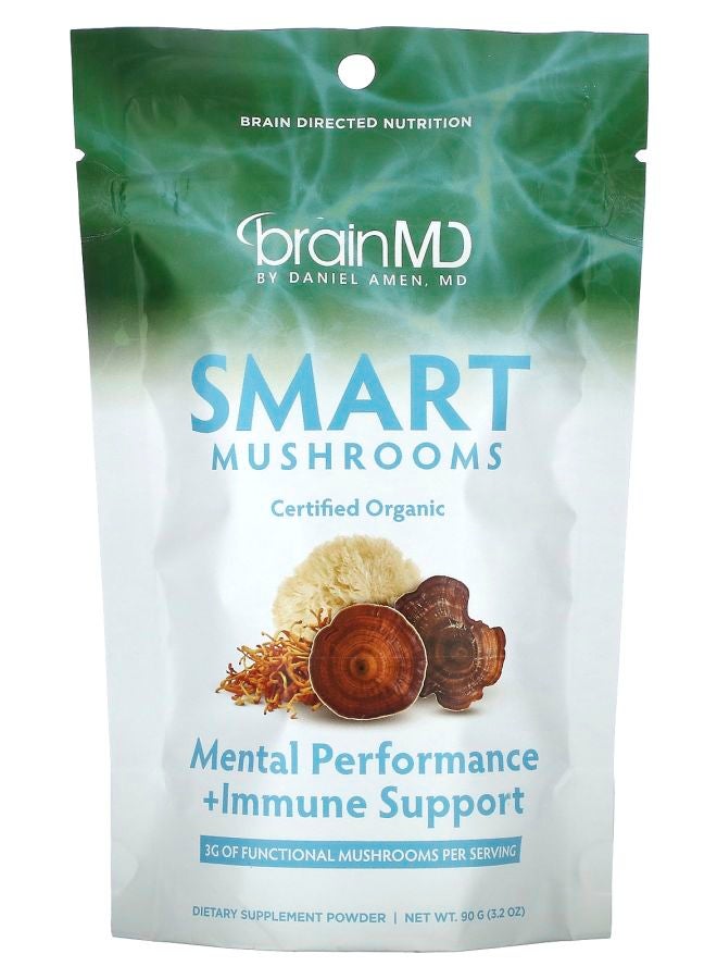 BRAINMD Smart Mushrooms 3.2 oz (90 g) - Image 1
