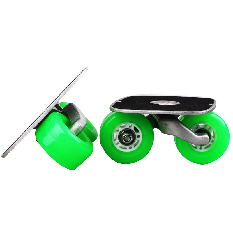 Jincao Green Portable Roller Road Drift Skates Plate Anti-Slip Board Aluminum Truck With Pu Wheels With Abec-7 608 Bearings - Image 1