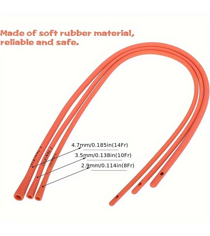 Small Animal Feeding Set With Red Rubber Tube For Newborns Sheep Goats - Image 5
