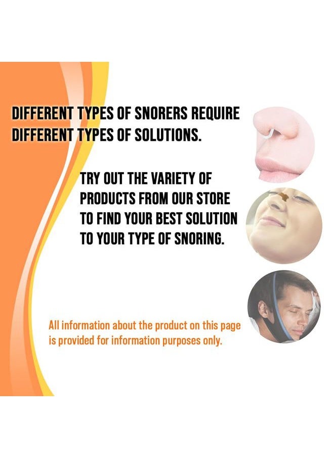 Mobi Lock - Nose Vent Sinus Relief Dilator (Pack of 8 Various Sizes) - A Simple Solution for Nasal Snorers - Reusable Snoring Device to Enjoy a Peaceful Night's Sleep - by Mobi Lock - Image 1