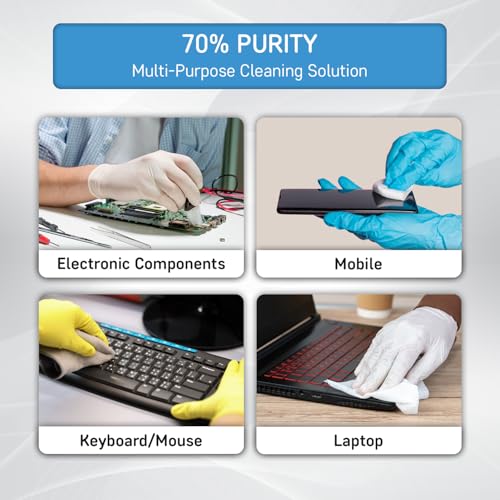 QUARANT 70% Isopropyl Alcohol (IPA) for Cleaning & Disinfecting, 500 ml Bottle with Trigger Spray Attachment - Image 3