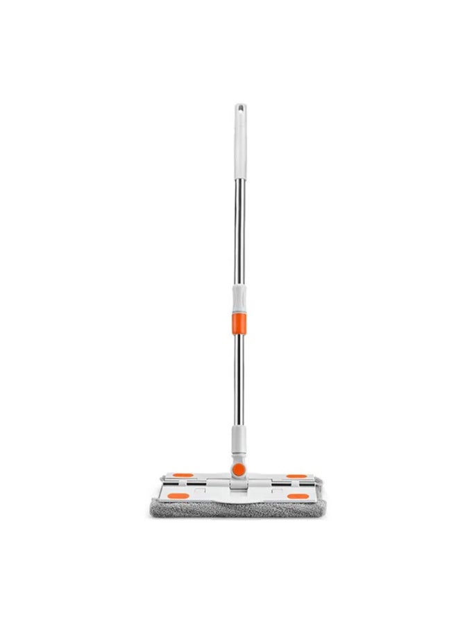 Flat Mop, Mops for Floor Cleaning, Floor Mop with 130CM Adjustable Stainless Steel Handle, Microfiber Mop for Dry and Wet Cleaning, 360° Rotating Mop Head for House Hotel Office Factory - Image 5