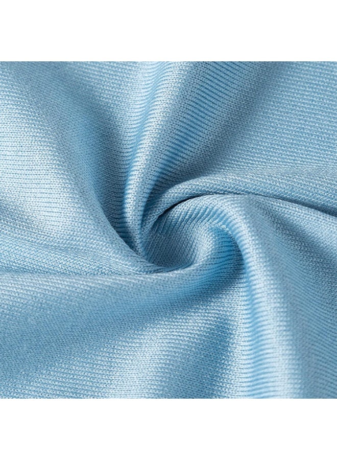 Microfiber Glass Cleaning Cloth, 16in X 16in, Blue, Pack of 6 - Image 3