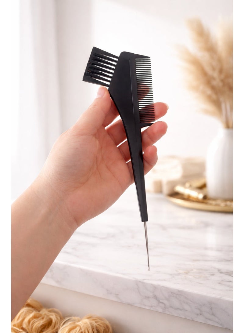 Rossmann Hair Dye Brush Set with 2 Sectioning Clips – Professional Coloring & Toning Tool - Image 3