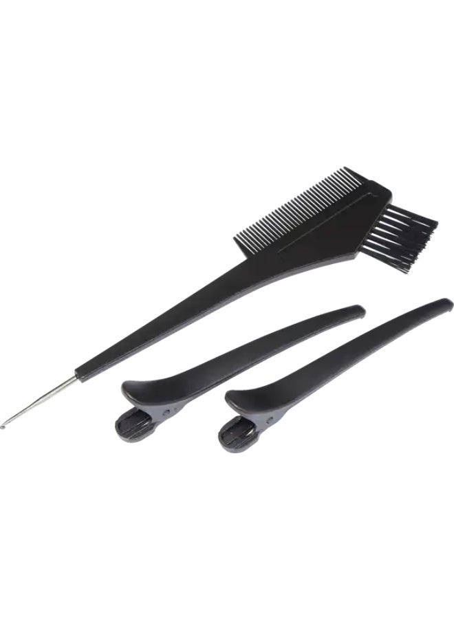 Rossmann Hair Dye Brush Set with 2 Sectioning Clips – Professional Coloring & Toning Tool - Image 2