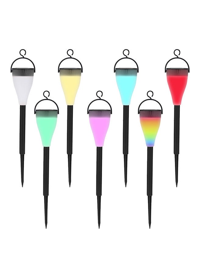 NIBEMINENT 7-Piece Outdoor Solar Landscape Light Set Multicolour 0.12kg - Image 1