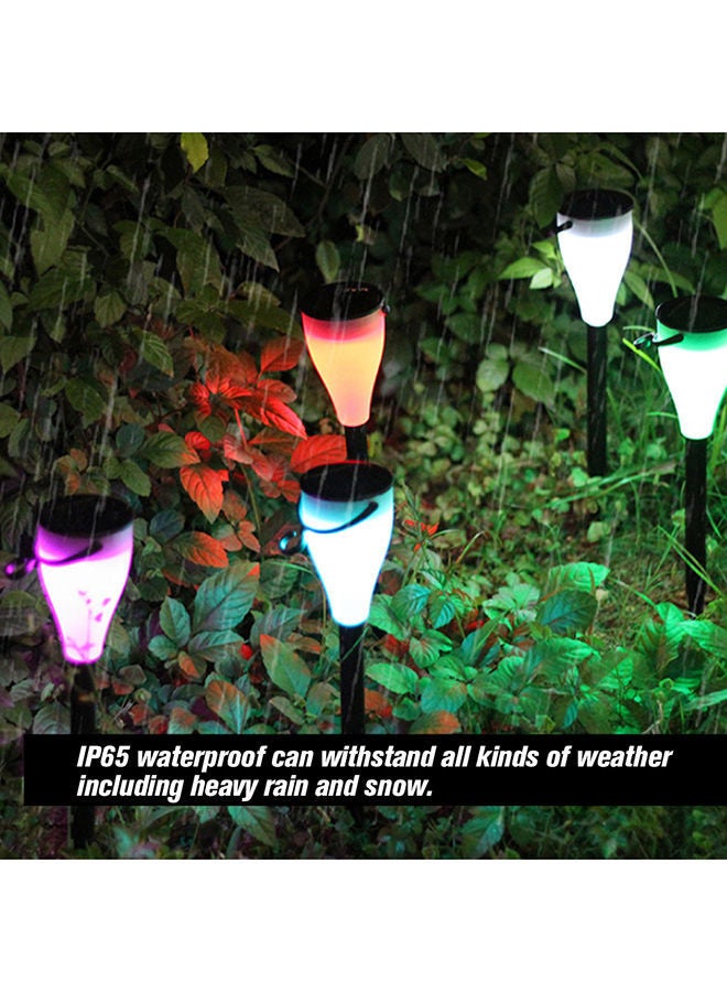 NIBEMINENT 7-Piece Outdoor Solar Landscape Light Set Multicolour 0.12kg - Image 2