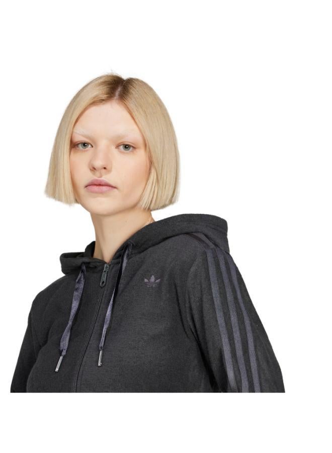 adidas Originals FEMME GALORE SHORT FULLZIP HOODIE - Image 3