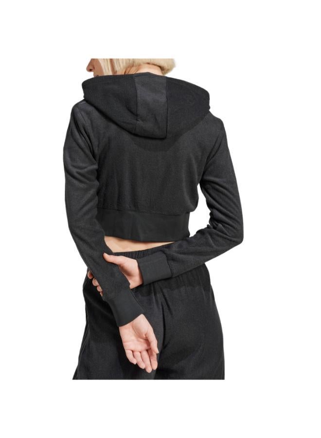 adidas Originals FEMME GALORE SHORT FULLZIP HOODIE - Image 4