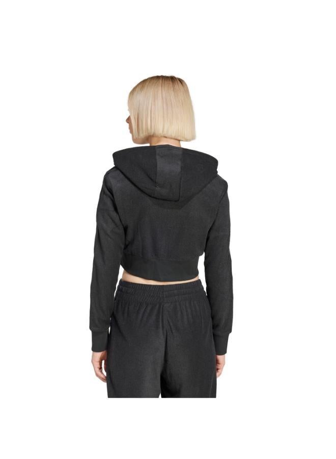 adidas Originals FEMME GALORE SHORT FULLZIP HOODIE - Image 2