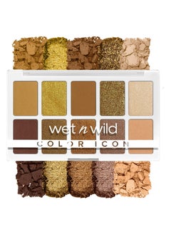 Wet n Wild Color Icon 10 Pan Palette, Eyeshadow Palette, 10 Richly Pigmented Colors For Everyday Makeup, Long Lasting And Easy To Blend Formula, Call Me Sunshine, 0.42 Ounce (Pack of 1)