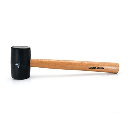 Proxima Rubber Mallet With Hickory Handle (Head Weight :453 gram, Handle Length : 14") - Image 1