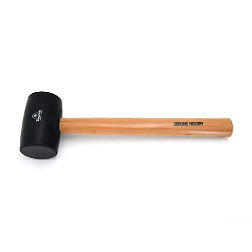 Proxima Rubber Mallet With Hickory Handle (Head Weight :453 gram, Handle Length : 14") - Image 2