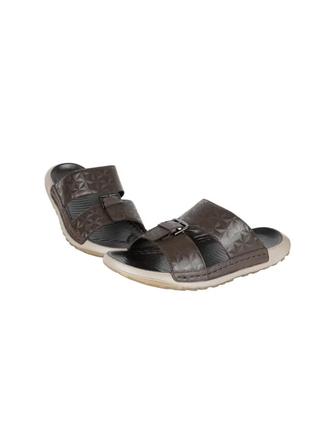 barjeel uno 008-3627 Barjeel Uno Mens Casual Sandals 23218-3 Coffee