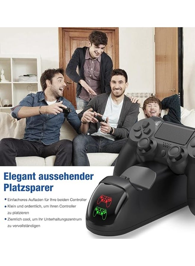 محطة شحن، ملحقات مزودة بشاشة LED / شحن سريع خلال 1.8 ساعة، محطة شحن PS4 لأجهزة بلاي ستيشن 4 / PS4 برو / PS4 سليم - Image 4