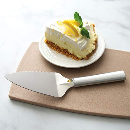 Rada Cutlery Serrated Pie Server, Made in USA, Silver Handle - Image 5