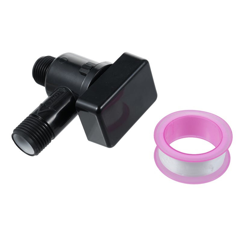 RV Vacuum Breaker Check Valve Black 1/2 Inch NPT External Threads - Anti Siphon Backflow Prevention Camper RV Black Tank Check Valve for RVs Campers Travel Trailers - Image 1