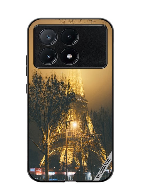 Protective Case Cover For Xiaomi Poco X6 Pro Eiffel Paris Design Multicolour