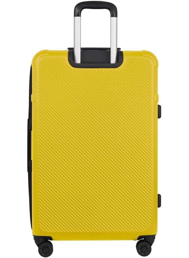Tom Cruiser Story 20-Inch Travel Luggage – ABS + Polycarbonate Expandable Design, TSA Lock, Anti-Theft Zipper, 360° Spinner Wheels, 2-Year Warranty – Yellow - Image 3