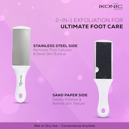 Ikonic Basics- SS & Sand Paper Foot File IKB -727K - Image 4