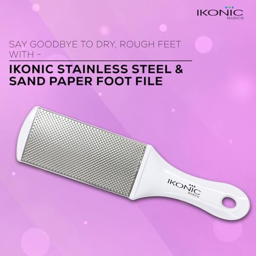 Ikonic Basics- SS & Sand Paper Foot File IKB -727K - Image 3