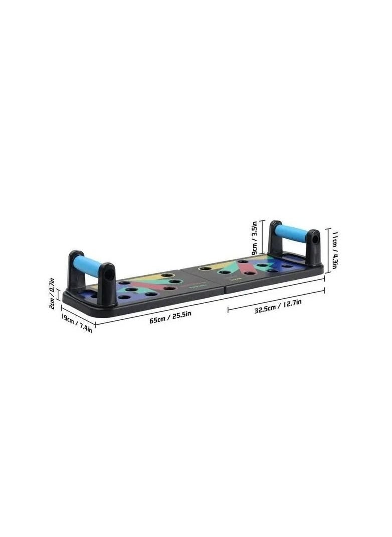 1-Piece Unisex Body Building Push Up Rack Board,System Household Multifunction Push-Up Board,Comprehensive Fitness Exercise Workout Push-Up Stands,Body Building Workout Exercise Training Gym Equipment