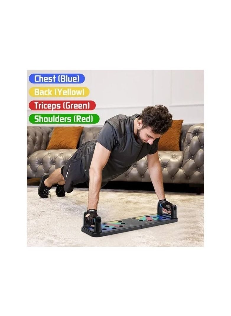 Generic 1-Piece Unisex Body Building Push Up Rack Board,System Household Multifunction Push-Up Board,Comprehensive Fitness Exercise Workout Push-Up Stands,Body Building Workout Exercise Training Gym Equipment  - Image 3
